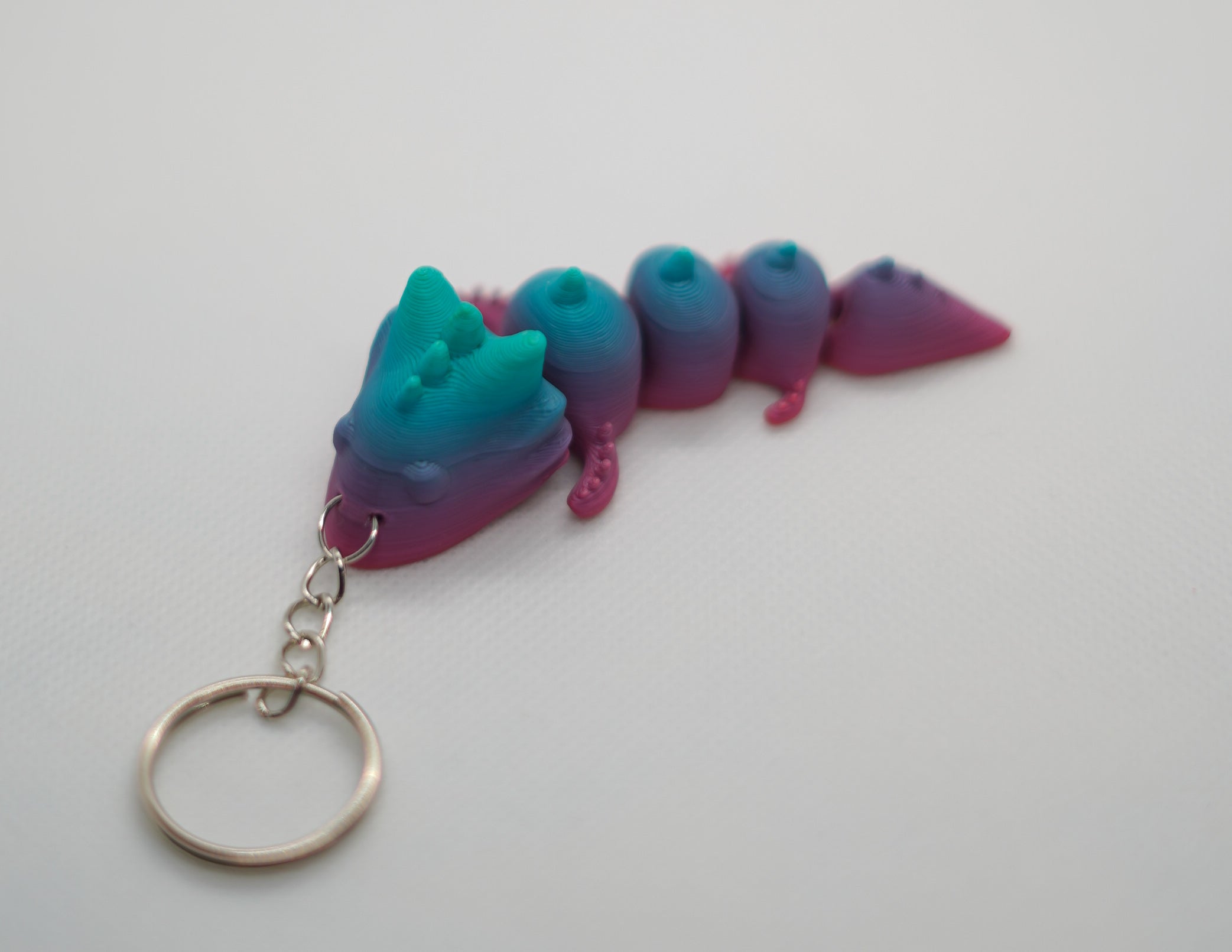 Ayak Tırtıklı Ejderha Anahtarlık (Gradient)