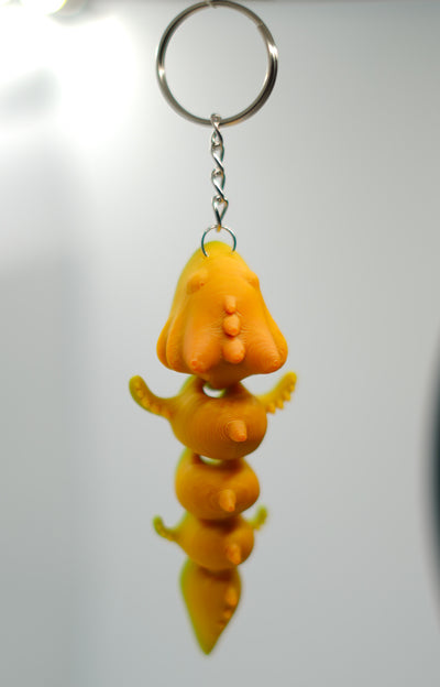 Ayak Tırtıklı Ejderha Anahtarlık (Gradient)