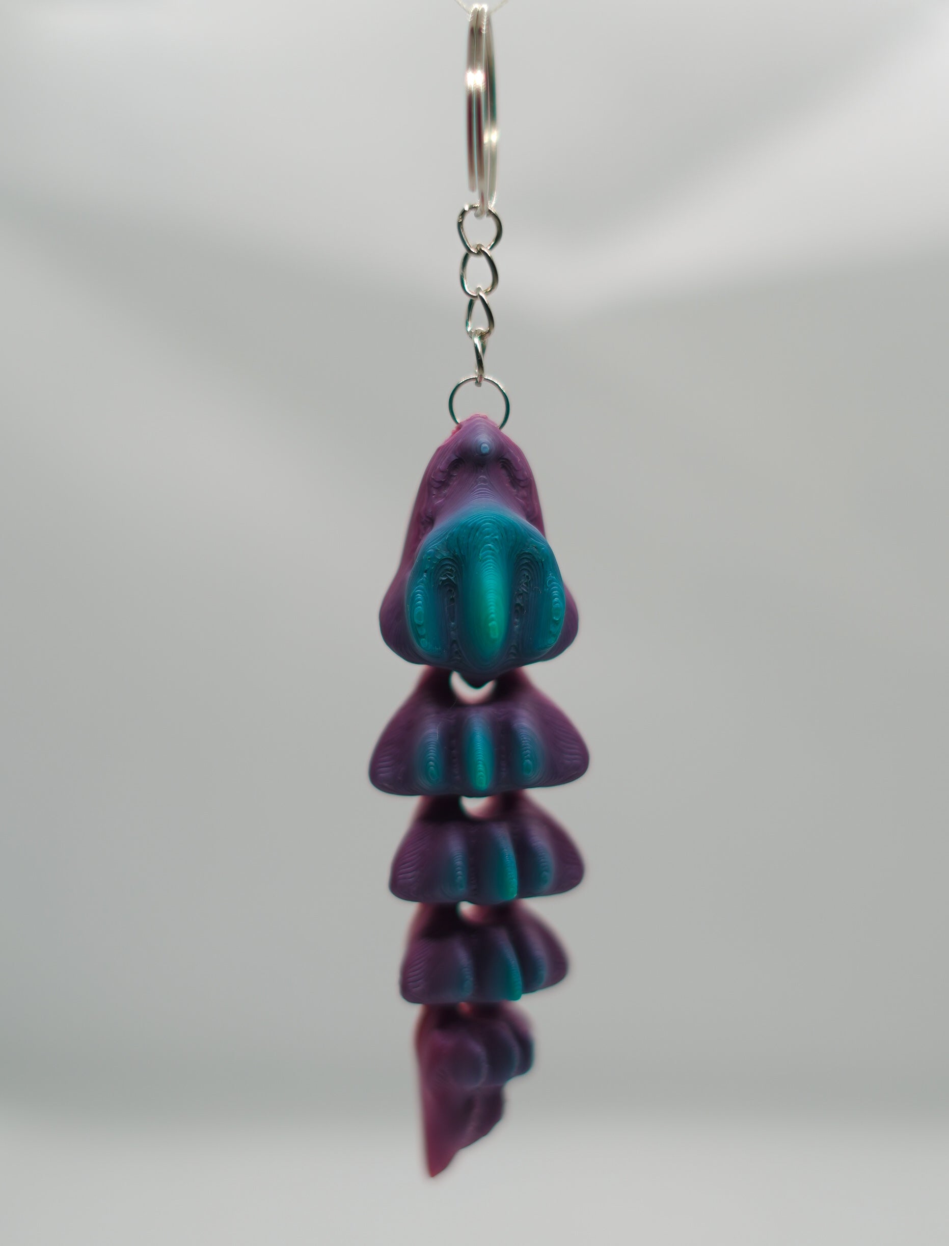 Sırtı Tırtıklı Ejderha Anahtarlık (Gradient)