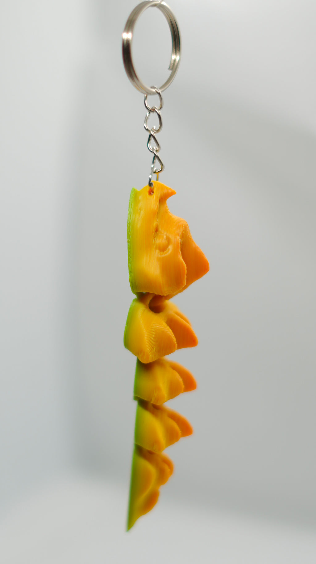 Sırtı Tırtıklı Ejderha Anahtarlık (Gradient)