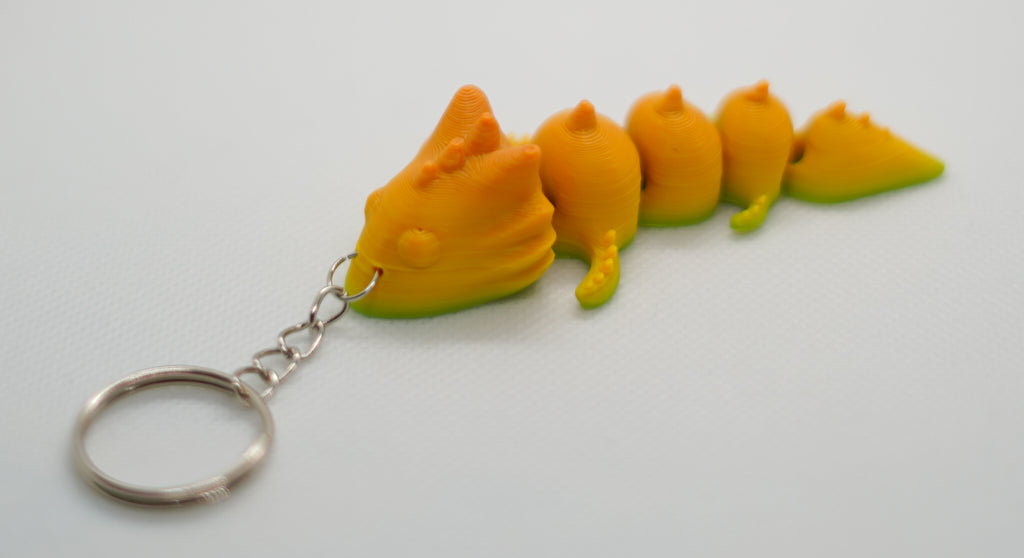 Ayak Tırtıklı Ejderha Anahtarlık (Gradient)