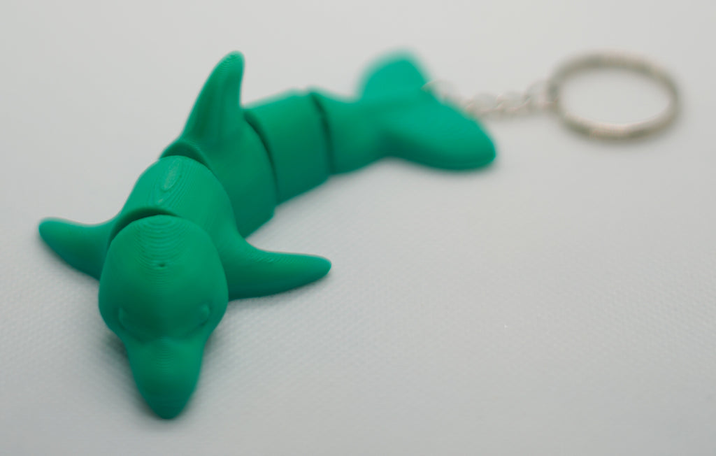 Yunus Balığı Anahtarlık (Gradient)