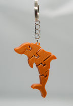 İskelet Yunus Balığı Anahtarlık (Gradient)