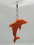 İskelet Yunus Balığı Anahtarlık (Gradient)